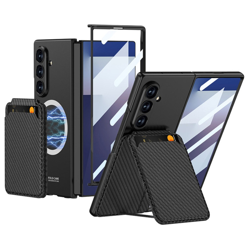 Samsung Galaxy Z Fold 7 Cover Herausnehmbarer Kartenhalter und integrierte Halterung