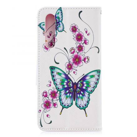 Huawei P30 Hülle Wunderbare Schmetterlinge