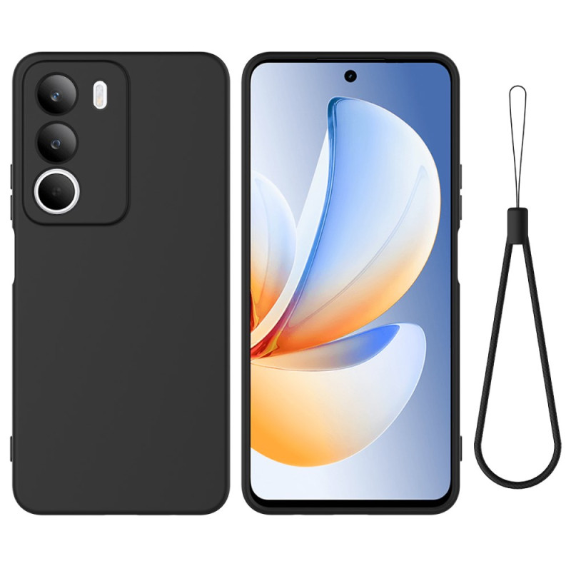 Realme C71 Flüssigsilikon-Schutzhülle mit Riemen