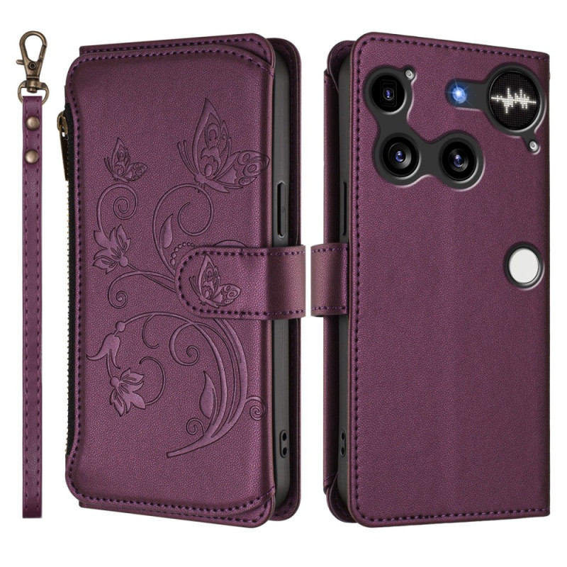 Housse Nothing Phone (3) 6 Porte-Cartes Design Floral