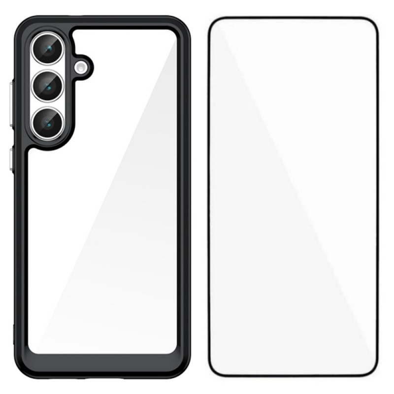 Samsung Galaxy S25 FE Hybrid Cover mit Screen Protector