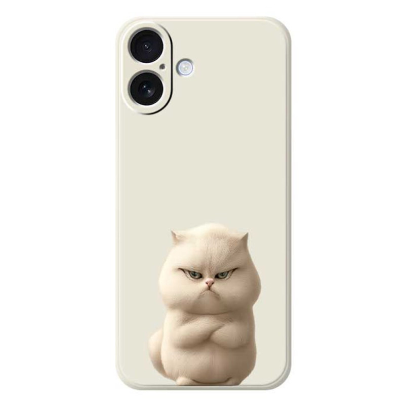 iPhone 17 Silikonhülle Flüssige Wütende Katze