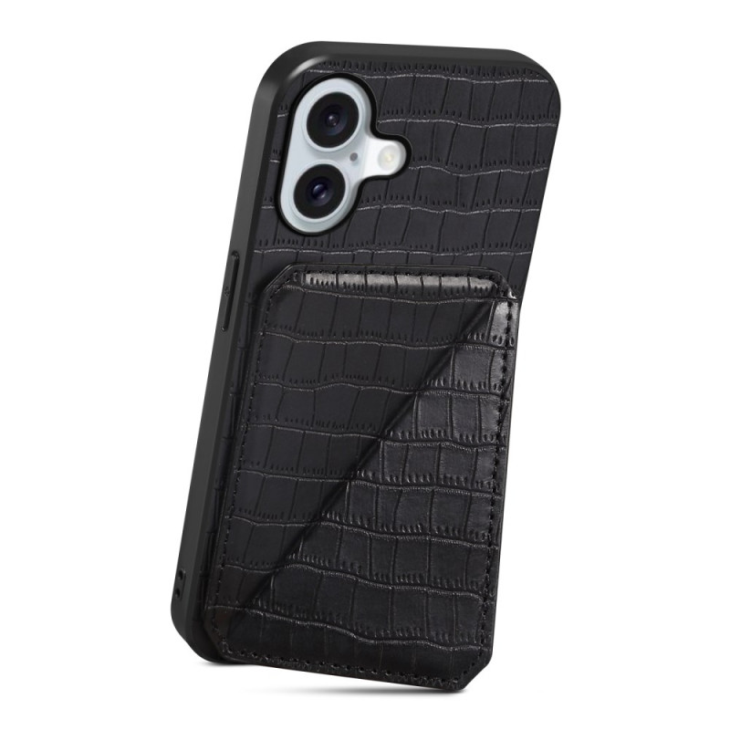 iPhone Cover 17 Kartenhalter Krokodil-Effekt