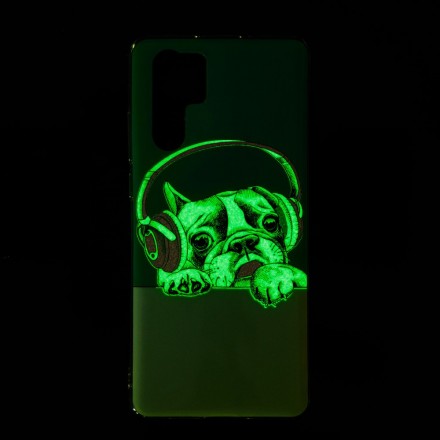 Huawei P30 Pro Cover Hund Fluoreszierend