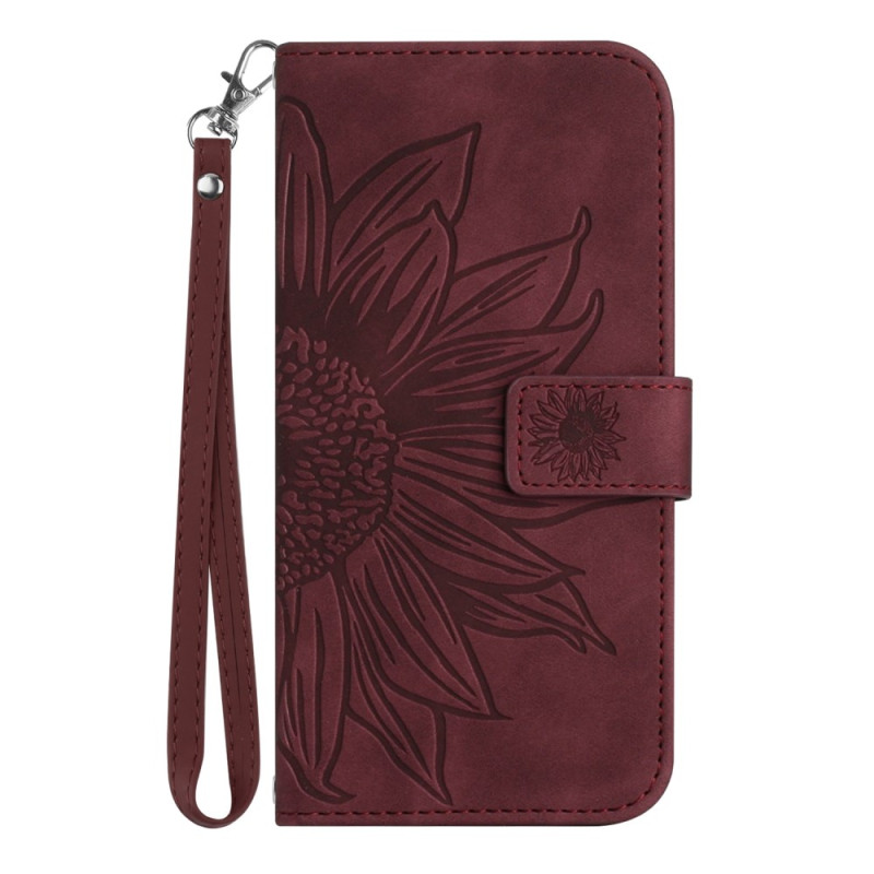 Xiaomi Redmi 15C 4G Sonnenblume Tasche mit Riemen
