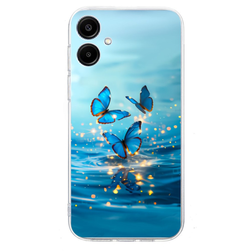 Samsung Galaxy A07 Cover Blaue Schmetterlinge