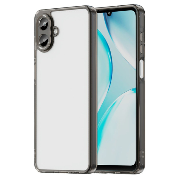 Samsung Galaxy A07 Cover Transparent Metall Style Edges