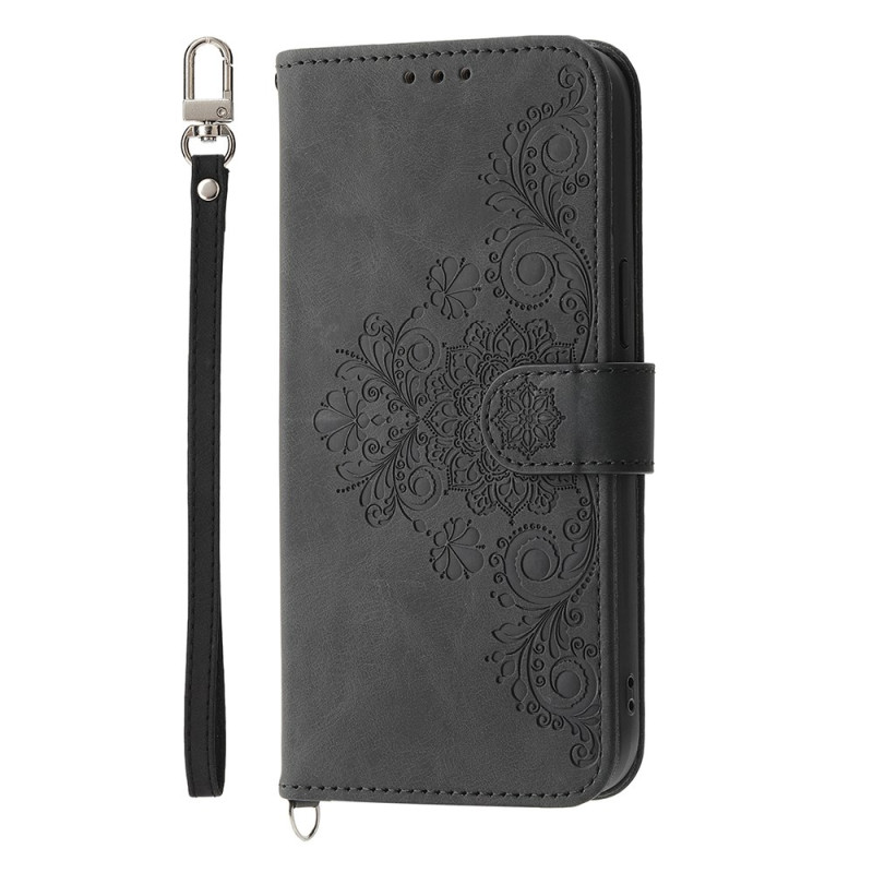 Hülle Samsung Galaxy A17 5G Brieftasche Wildleder-Effekt Spitze