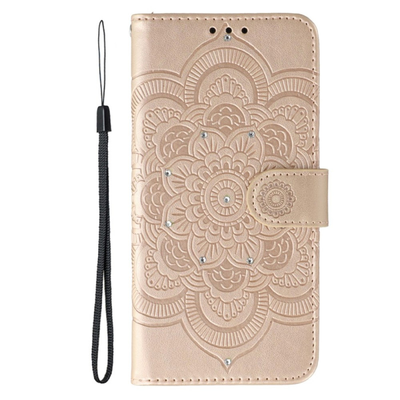 Hülle für Samsung Galaxy A18 4G / A17 4G / 5G „Mandala Strass“
