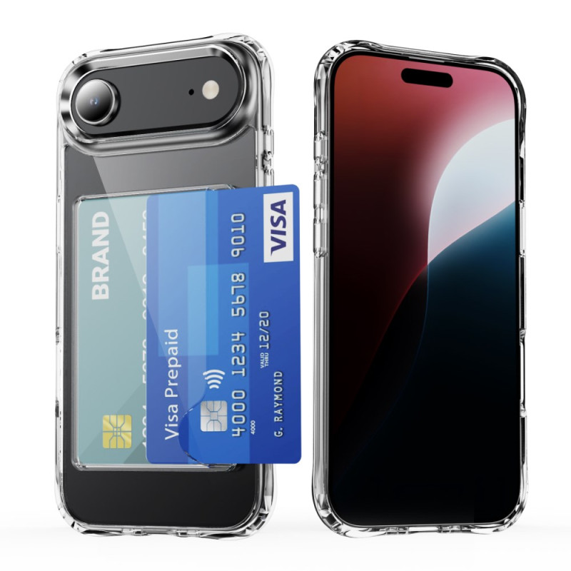 iPhone 17 Air Cover Transparent Kartenhalter