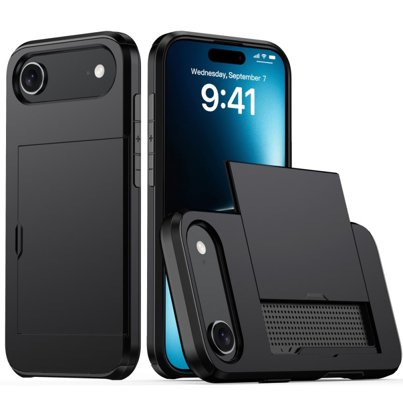 iPhone 17 Air Cover Kartenhalter mit Metalleffekt