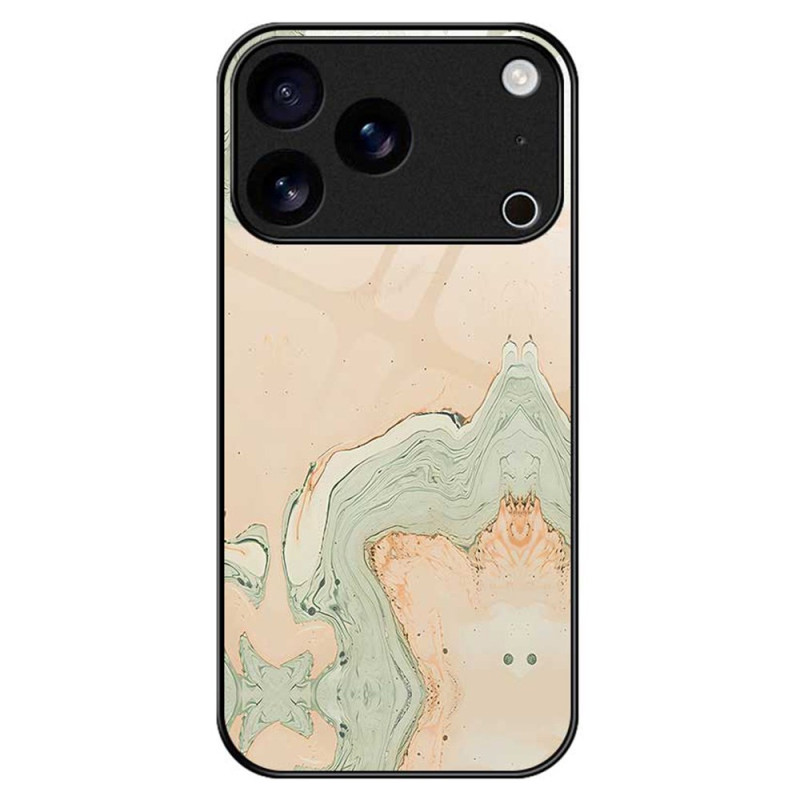 iPhone 17 Pro Max Hülle aus gehärtetem Glas mit gemaltem Motiv