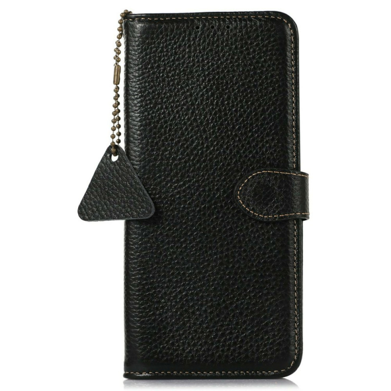 Hülle iPhone 17 Pro Max RFID Leder Textur Litschi