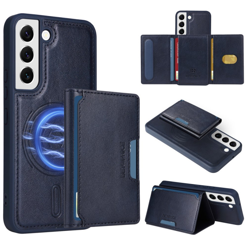 Magnetisches Samsung Galaxy S22 5G Cover mit abnehmbarem Kartenhalter