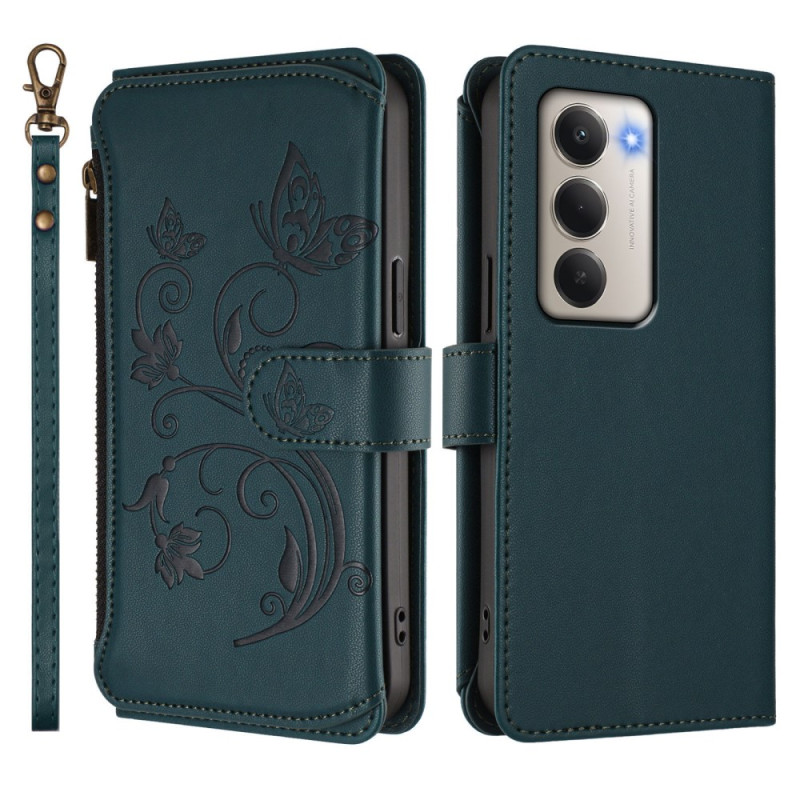 Hülle Xiaomi Redmi 15 4G Portemonnaie Floral