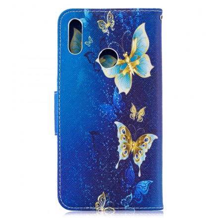 Hülle Huawei Y7 2019 Schmetterlinge In Der Nacht