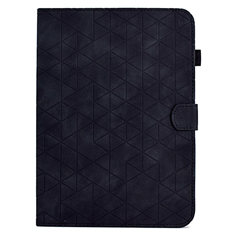 Housse Samsung Galaxy Tab A 10.5 (2018) Effet Daim Géométrie