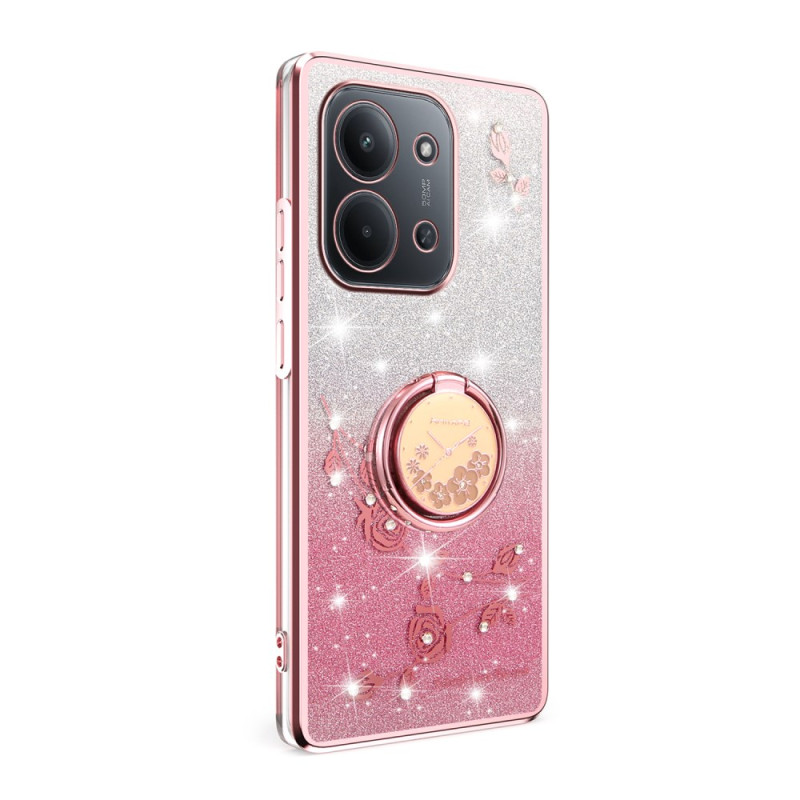 CoqueXiaomi Redmi 15C 4G / 5G / Poco C85 Ring-Halterung Fleurettes KADEM