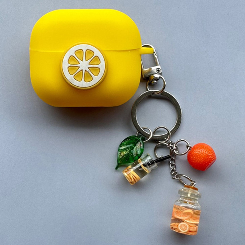 Samsung Galaxy Buds3 Pro / Buds3 Lemon Cover mit Anhänger