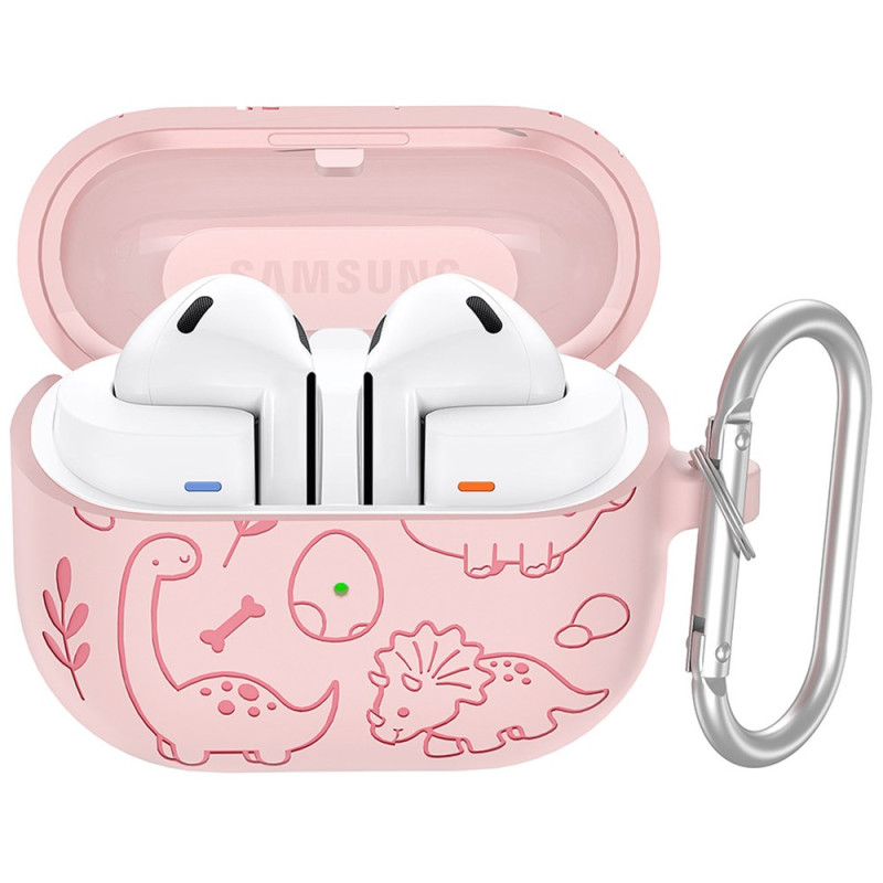 Samsung Galaxy Buds3 Pro / Buds3 Silikon Cover Dinosaurier Design