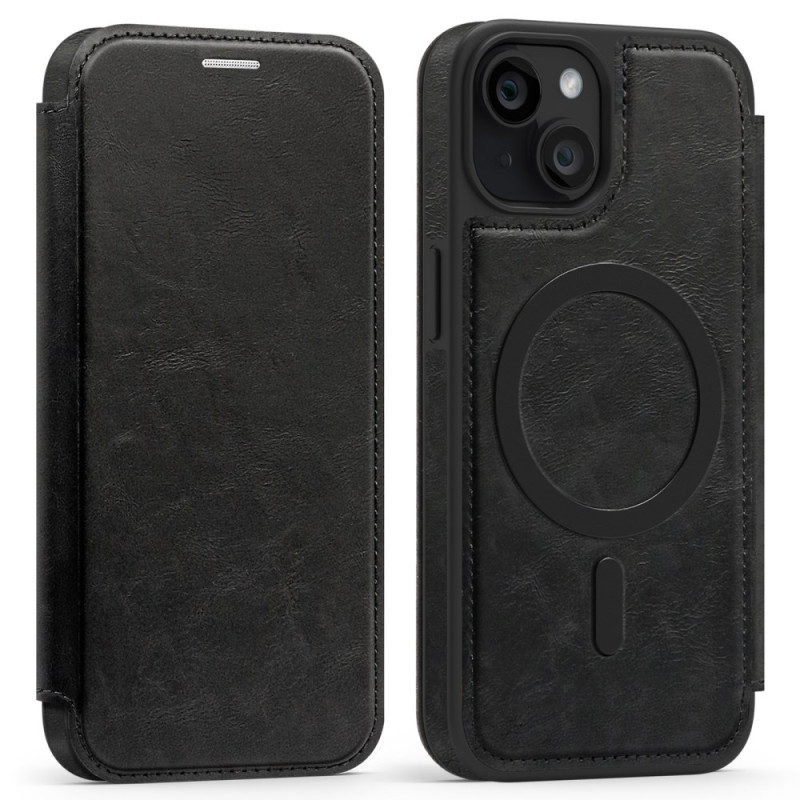 Flip Cover iPhone 15 MagSafe mit RFID-Kartenhalter