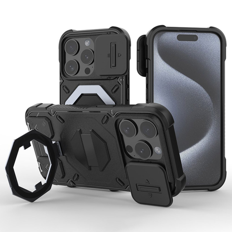 MagSafe iPhone 15 Pro Cover Vollständiger Schutz mit Riemen
