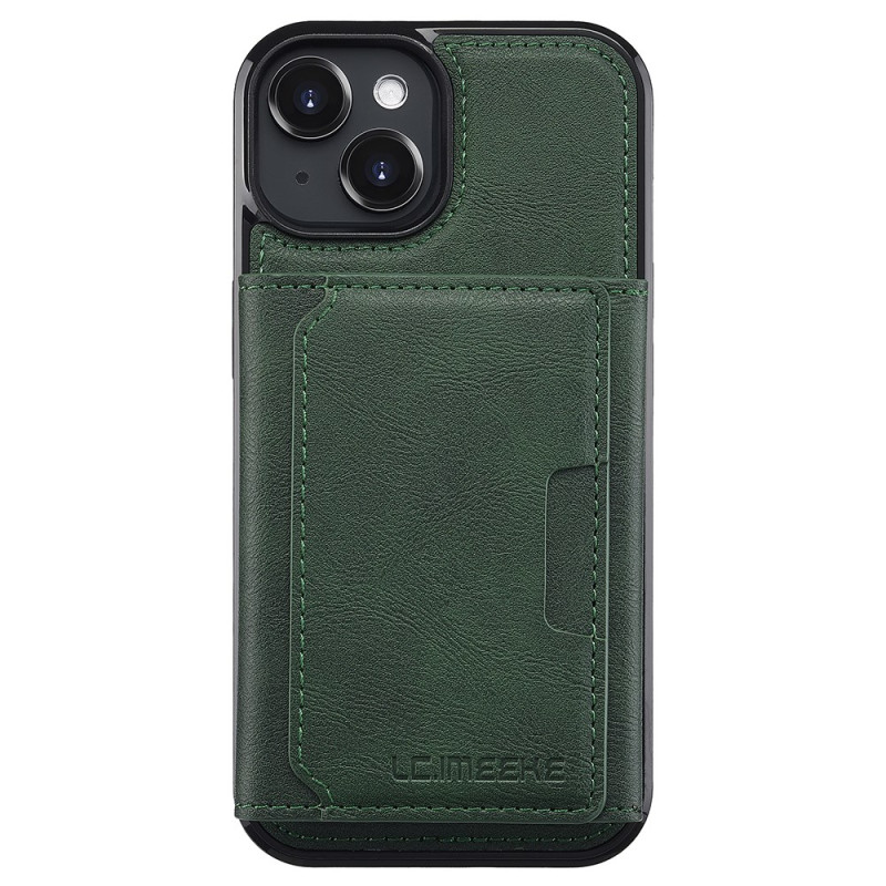 MagSafe iPhone 14 Cover mit abnehmbarem Kartenhalter in Lederoptik