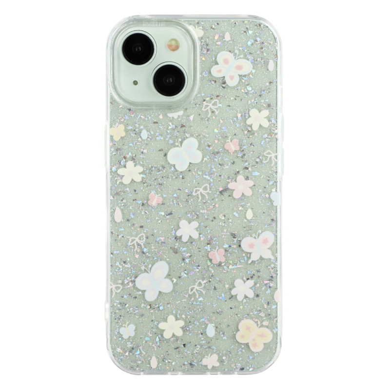 iPhone 14 Cover Glitzermotiv