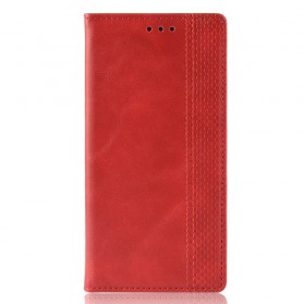 Flip Cover Sony Xperia 10 Kunstleder Vintage Uni