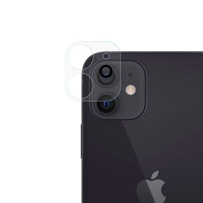 Lentille de Protection en Verre Trempé pour iPhone 12 Mini (cercle noir)