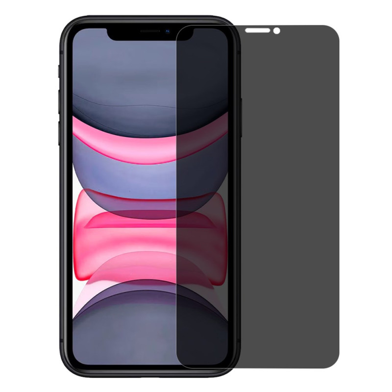 Anti-Espion-Schutz aus gehärtetem Glas für das iPhone XR / 11