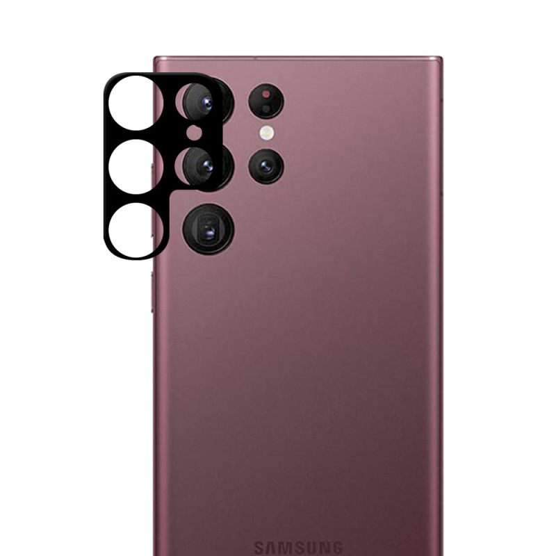 Schutzlinse aus gehärtetem Glas für Samsung Galaxy S22 Ultra 5G (schwarze Version)