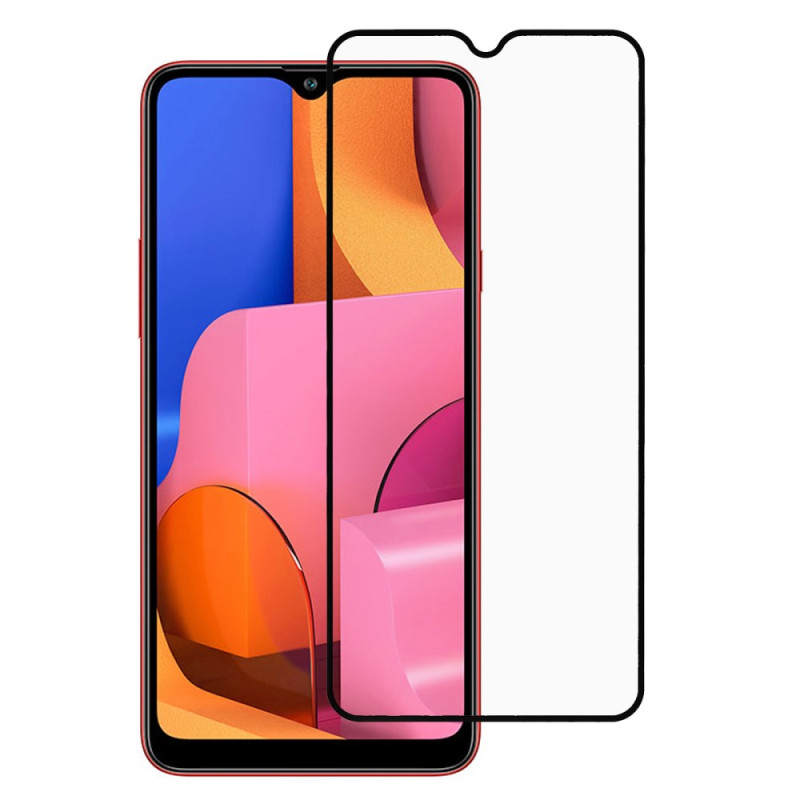 Vollständiger Schutz aus gehärtetem Glas für das Samsung Galaxy A20s Display