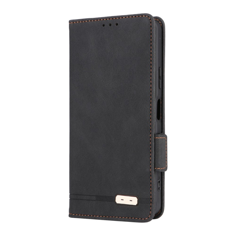 Sony Xperia 10 VII Retro Wildleder-Effekt Tasche