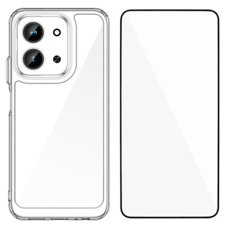 Xiaomi Redmi 15C 5G / 4G Transparentes Cover mit Displayschutzfolie