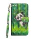 Huawei Y6 2019 Hülle Panda und Bambus