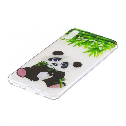 Samsung Galaxy A50 Transparent Panda Eat Cover