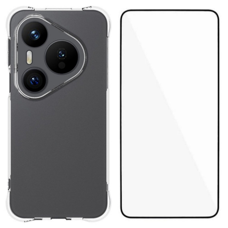 Coque Huawei Pura 80 Pro Transparente avec Protecteur Écran