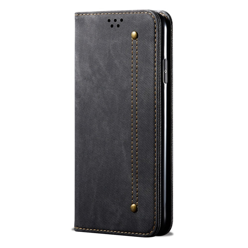 Flip Cover Vivo X200 5G Stoff Jean