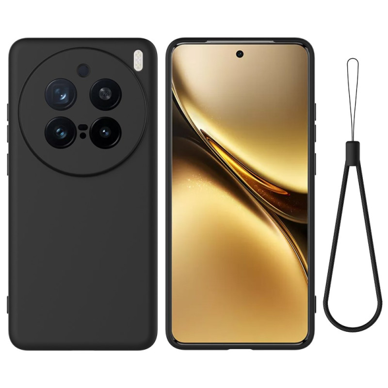 Vivo X200 Pro Liquide Silikonhülle mit Riemen