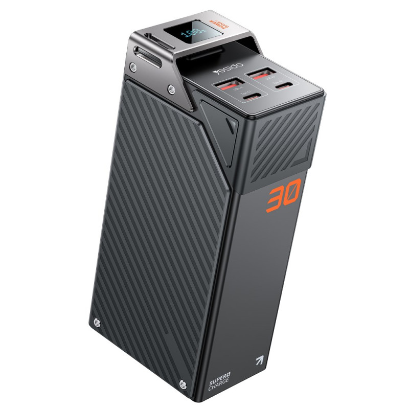 Externer Akku 30000mAh Quadri-Port Digital YESIDO