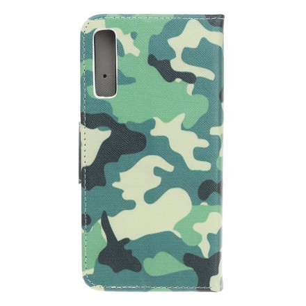 Samsung Galaxy A70 Camouflage Military Tasche