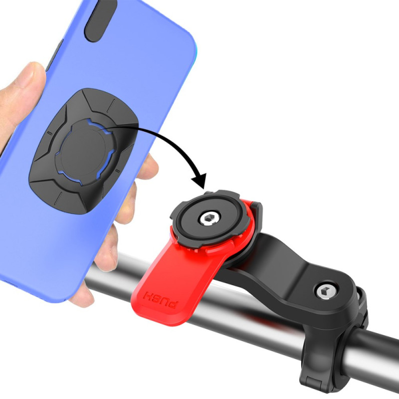 Support Téléphone Guidon Moto et Vélo Rotation 360°