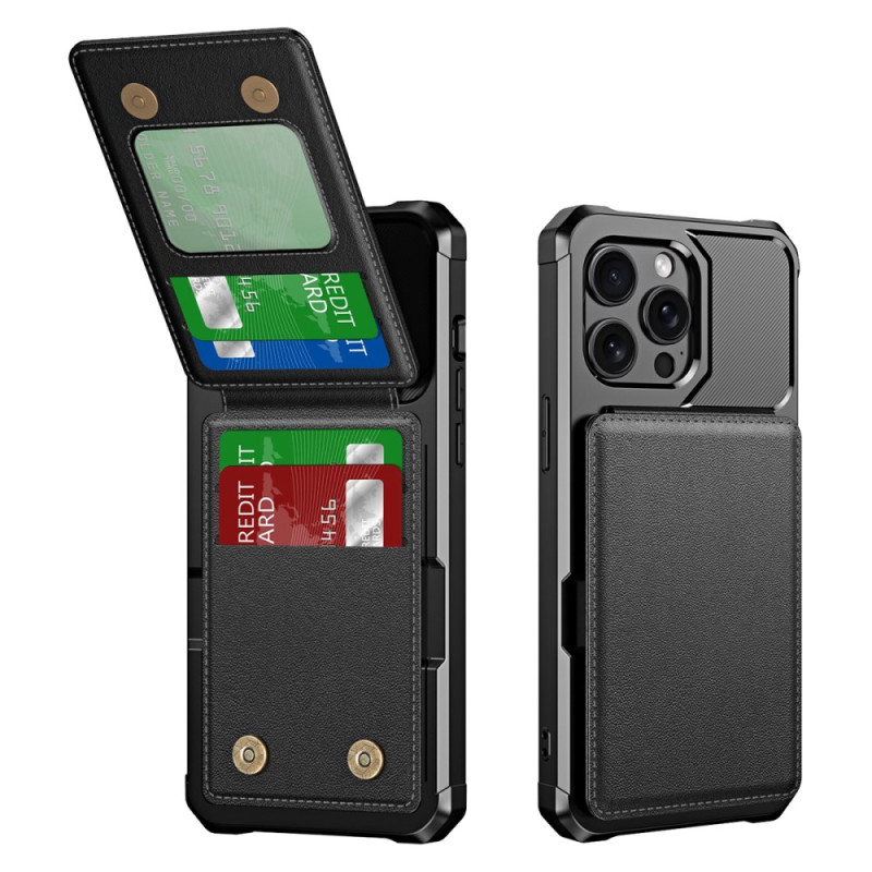 iPhone 13 Pro Cover Kartenhalter mit Klappe und Halterung