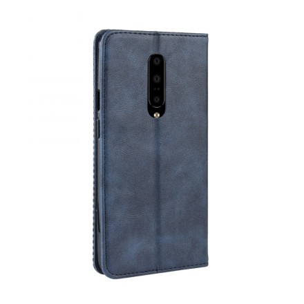  Flip Cover OnePlus 7 Pro Vintage Stylished Leather Effect