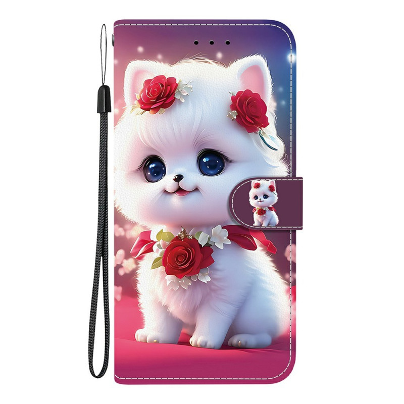 Xiaomi Redmi Note 15 Pro Plus 5G Katze und Rosen Hülle