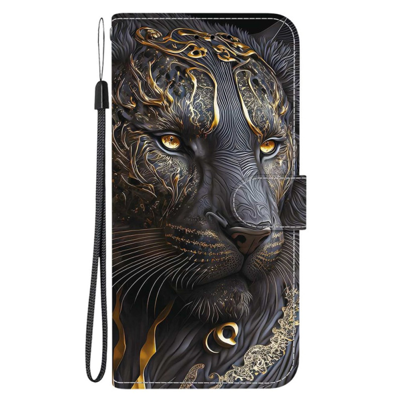 Hülle Honor 400 Lite Lion Gold Schwarz
