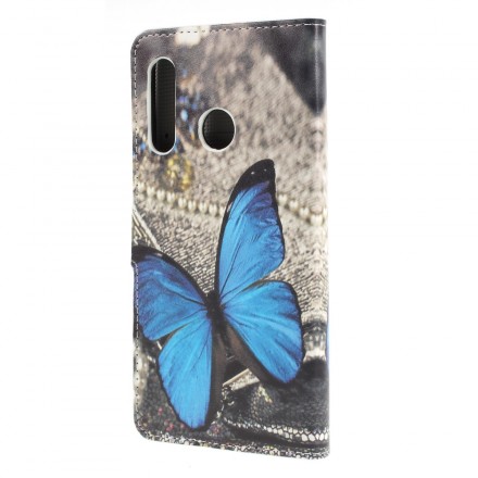 Huawei P30 Lite Hülle Schmetterlinge und Blumen