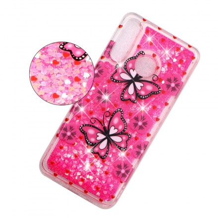 Huawei P30 Lite Schmetterlinge Glitters Cover