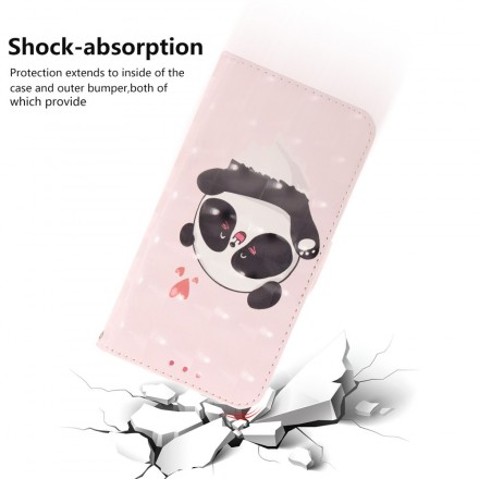 Huawei P30 Lite Tasche Panda Love mit Riemen